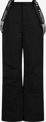 PROTEST Loosefit Sporthose 'PRTWhisper JR' in Schwarz: Vorderseite