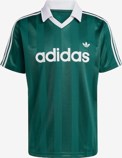 Marškinėliai 'Archive' iš ADIDAS ORIGINALS, spalva – smaragdinė spalva / tamsiai žalia / balta, Prekių apžvalga