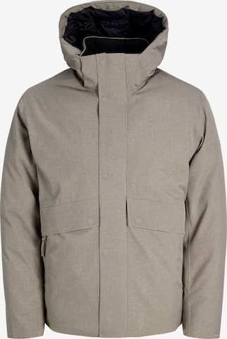 Veste fonctionnelle 'JPRBLAMoon' JACK & JONES en gris : devant