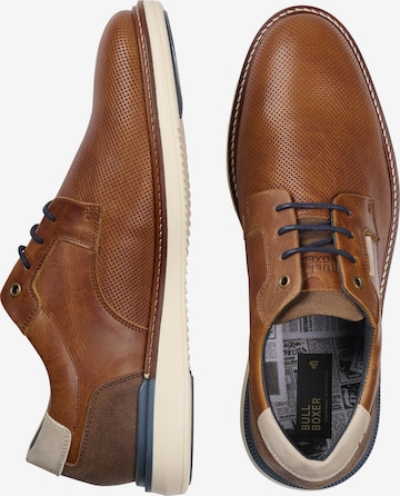 BULLBOXER Lace-Up Shoes 'Flin' in Brown