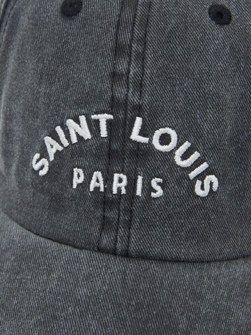 Casquette 'SAINT LOUIS' Pull&Bear en noir