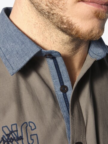 Fit confort Chemise 'Herkko' Jan Vanderstorm en beige