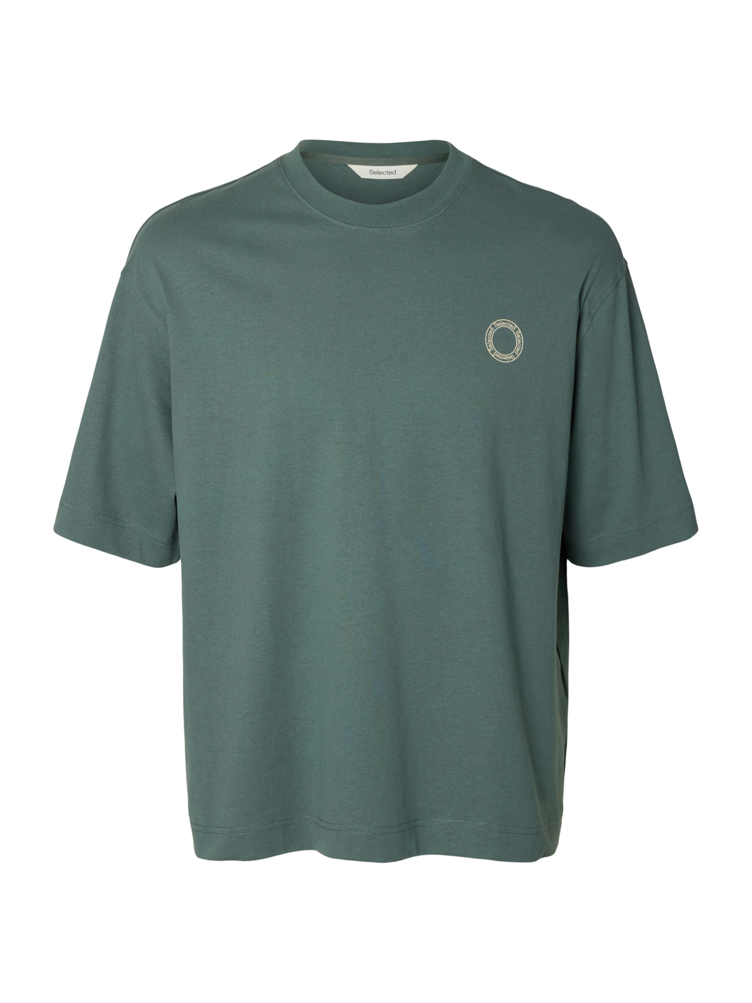 SELECTED Camiseta 'SLHWILL' en jade, Vista del producto