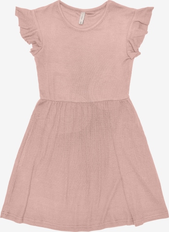 KIDS MINI GIRL Jurk 'Belia' in Roze: voorkant