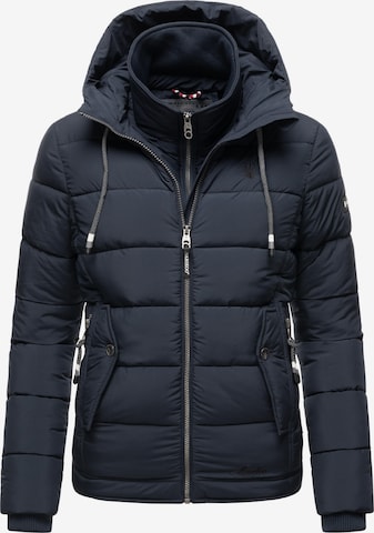 MARIKOO Winter Jacket 'Taisaa' in Blue: front