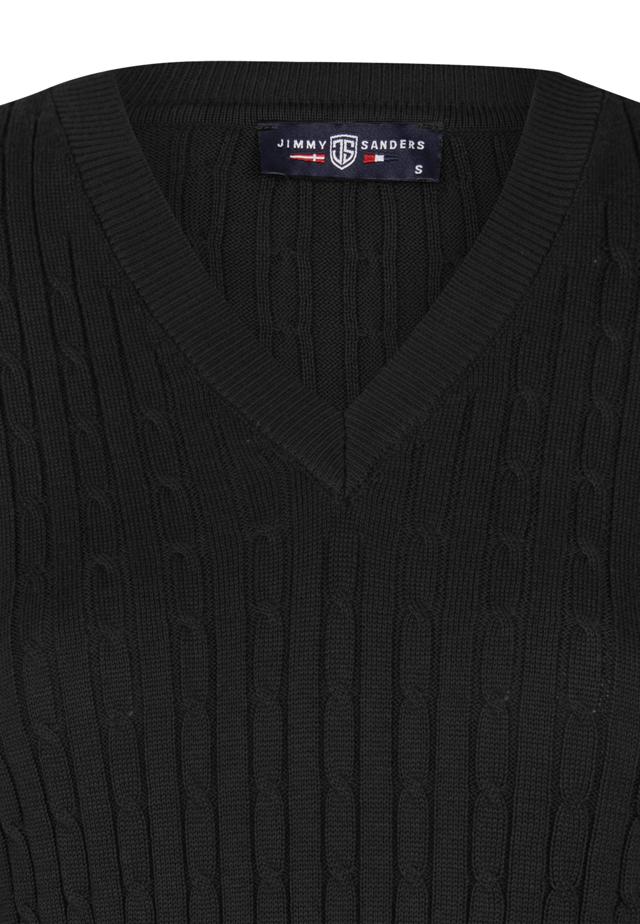 juoda Jimmy Sanders Megztinis
