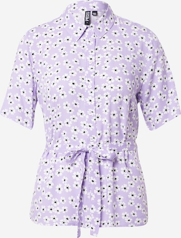 PIECES Blouse 'Maiken' in Purple: front