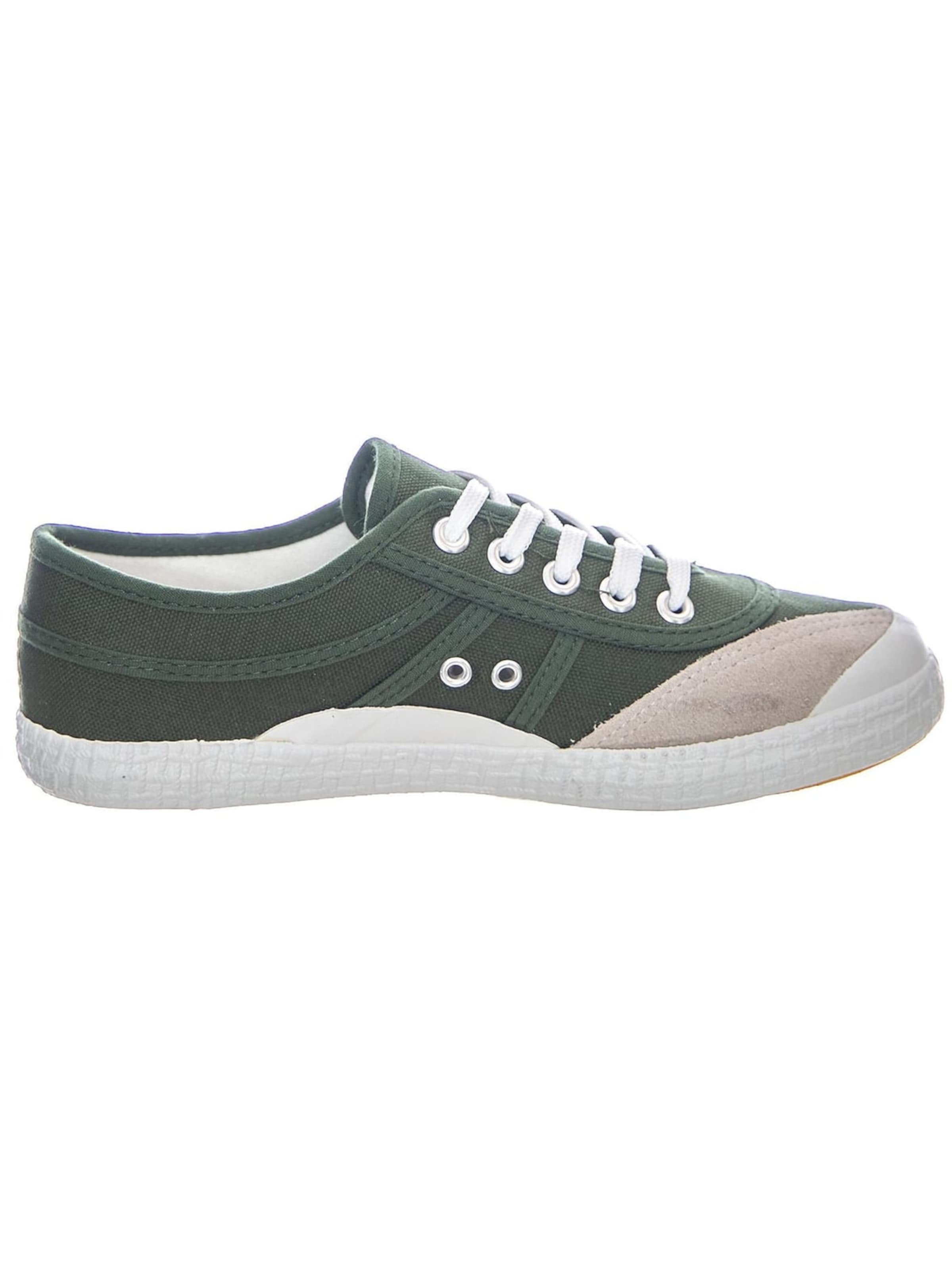 Scarpa stringata sportiva 'Basic Canvas Shoes' di KAWASAKI in verde