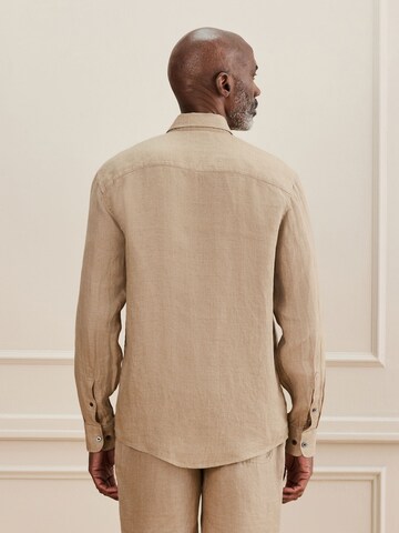 Next Regular fit Overhemd 'Signature' in Beige