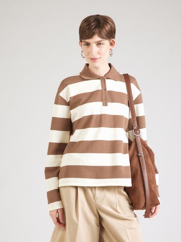 OBJECT Shirt 'OBJMille' in Brown: front