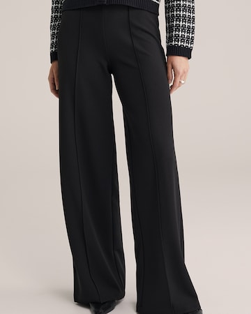 WE Fashion Szabványos Nadrág - fekete