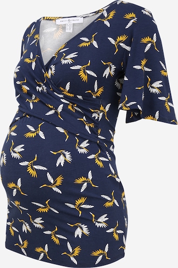 Envie de Fraise Shirt in navy / goldgelb / weiß, Produktansicht