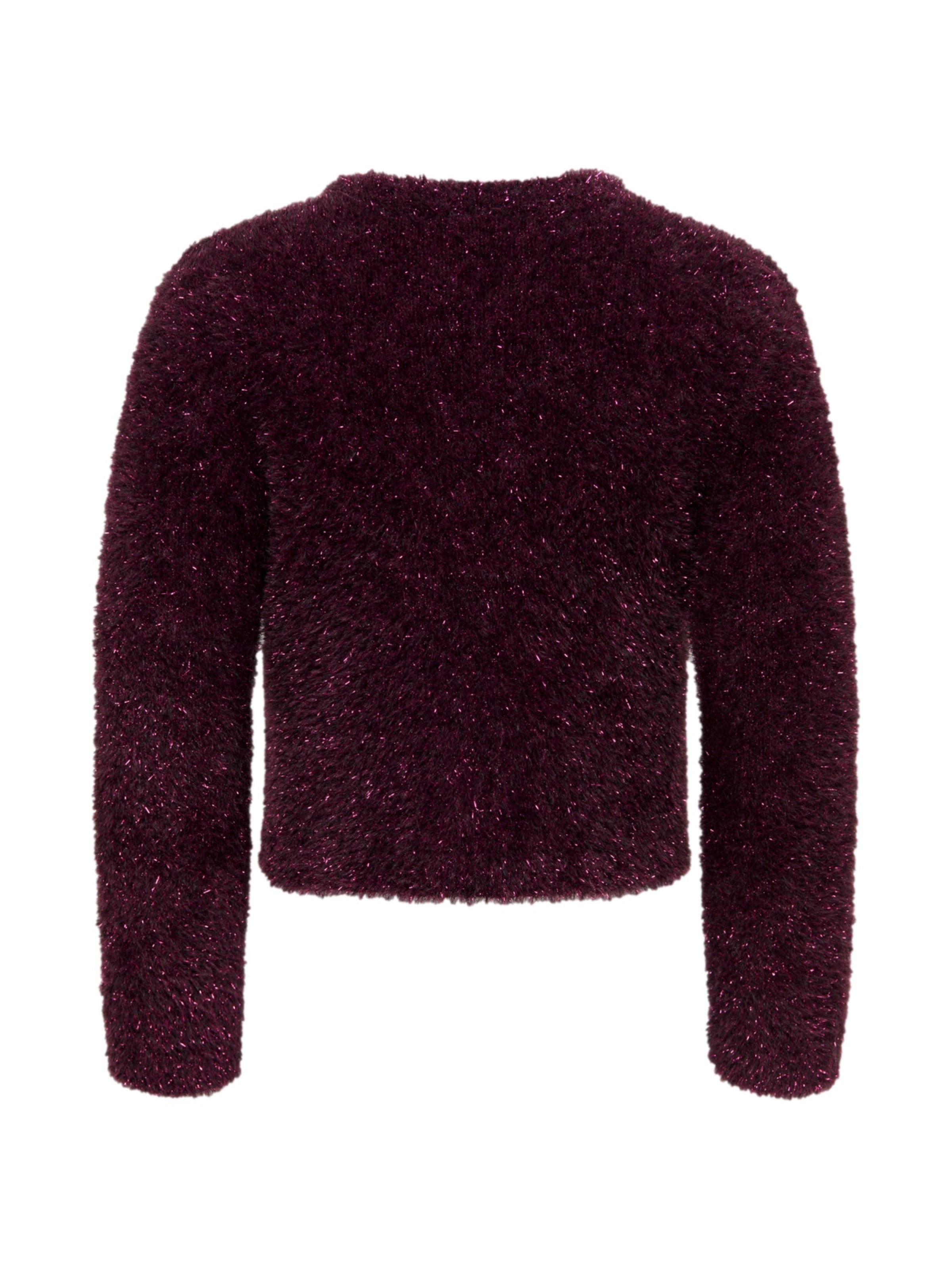 ONLY GIRLS Gebreid vest 'KMGPiumo' in Lila