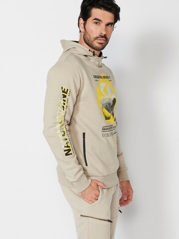 Sweat-shirt KOROSHI en beige