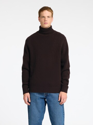 SELECTED Pullover in Braun: Vorderseite