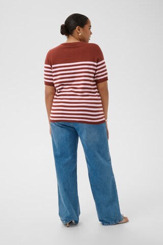 KAFFE CURVE - Pullover 'KClizzy' em castanho