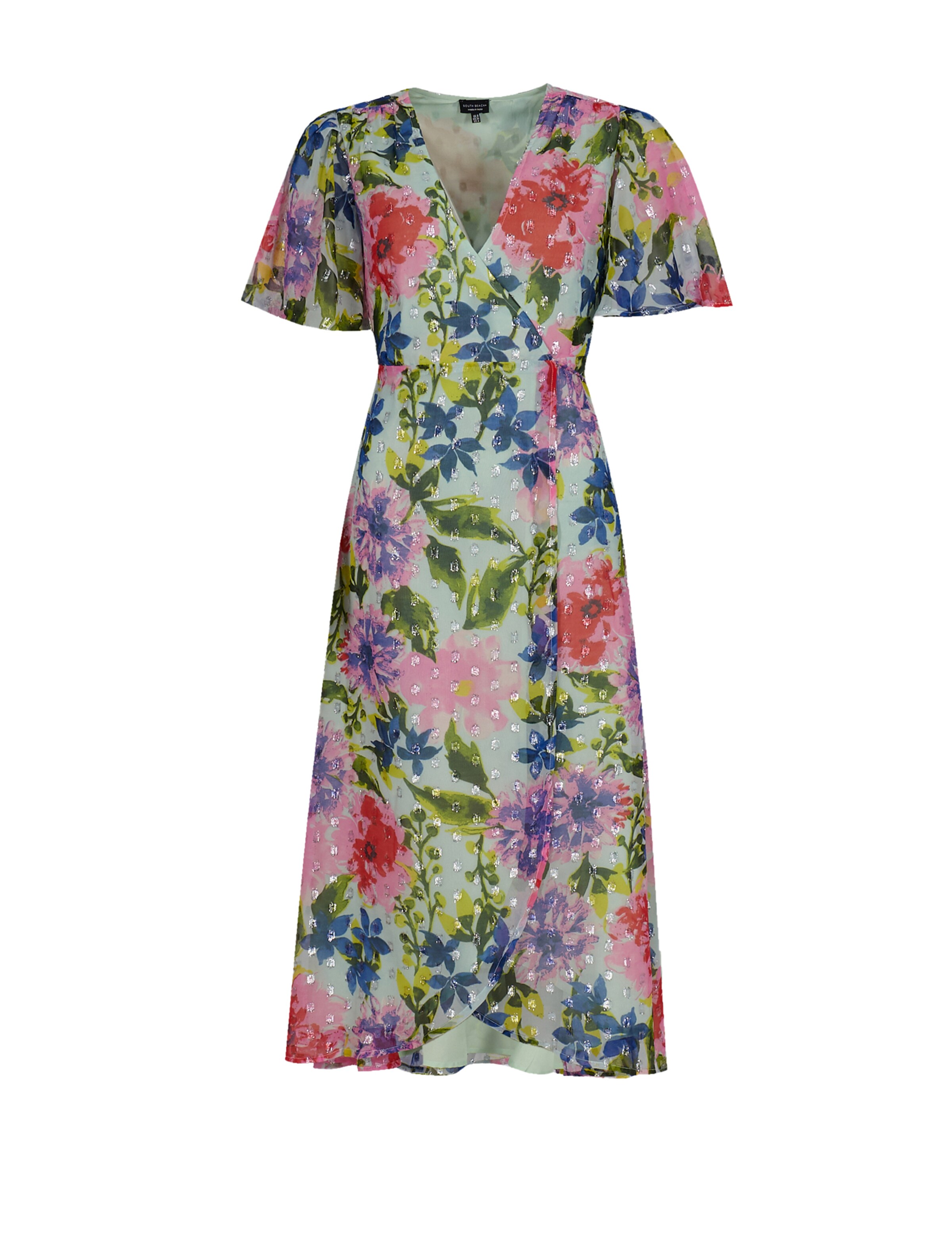 South Beach Mekko värissä sininen / minttu / roosa / punainen, Tuotenäkymä