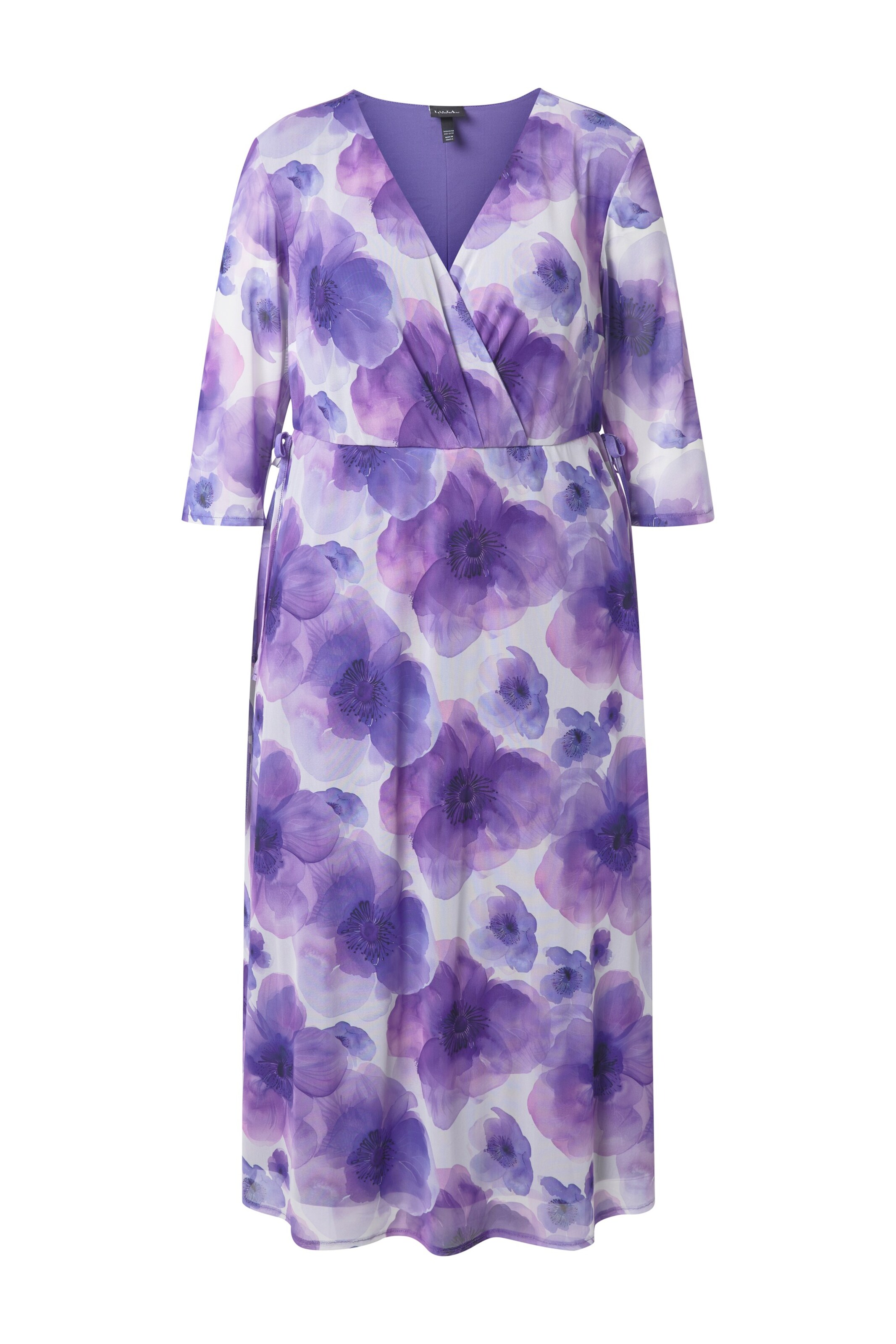 Ulla Popken Avondjurk in Lila: voorkant