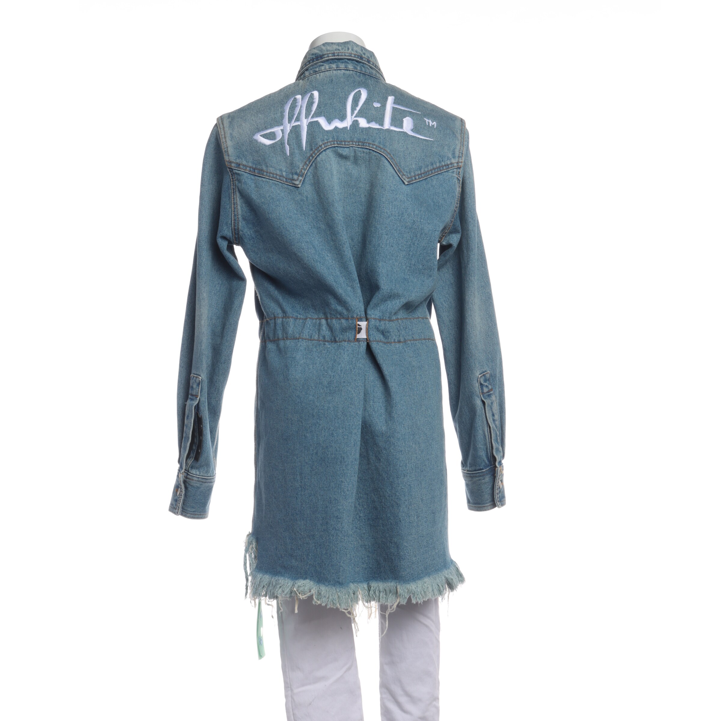 Off-White Jacket & Coat in XS in Blue