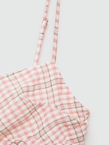 MANGO Kleid 'Gather' in Pink