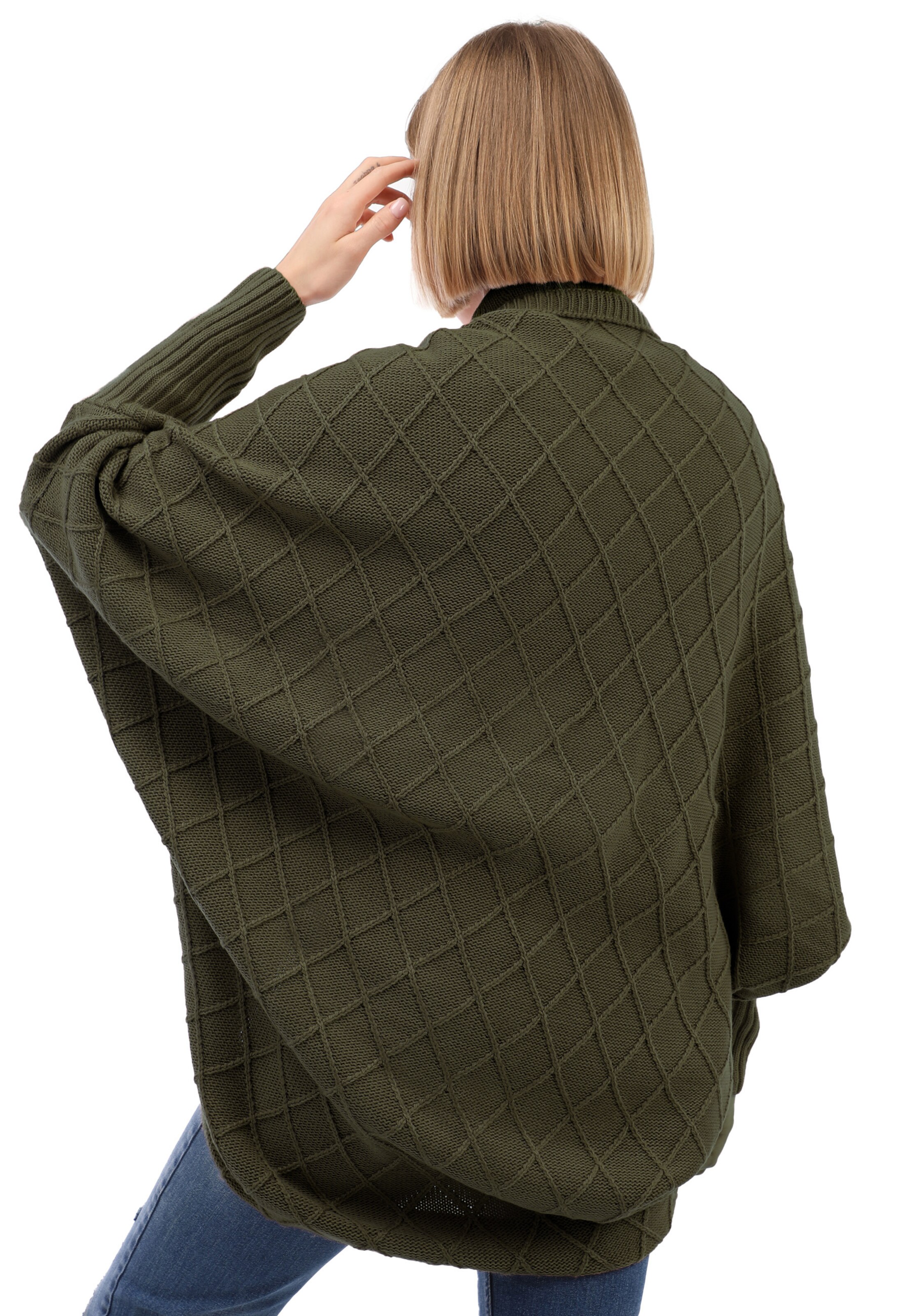 Jimmy Sanders Neuletakki värissä vihreä