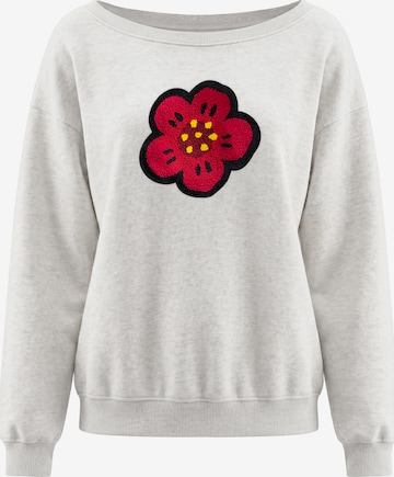 Sweat-shirt MYMO en blanc : devant