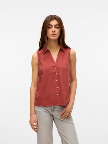Camicia da donna 'VMMYMILO' di VERO MODA in rosso: frontale