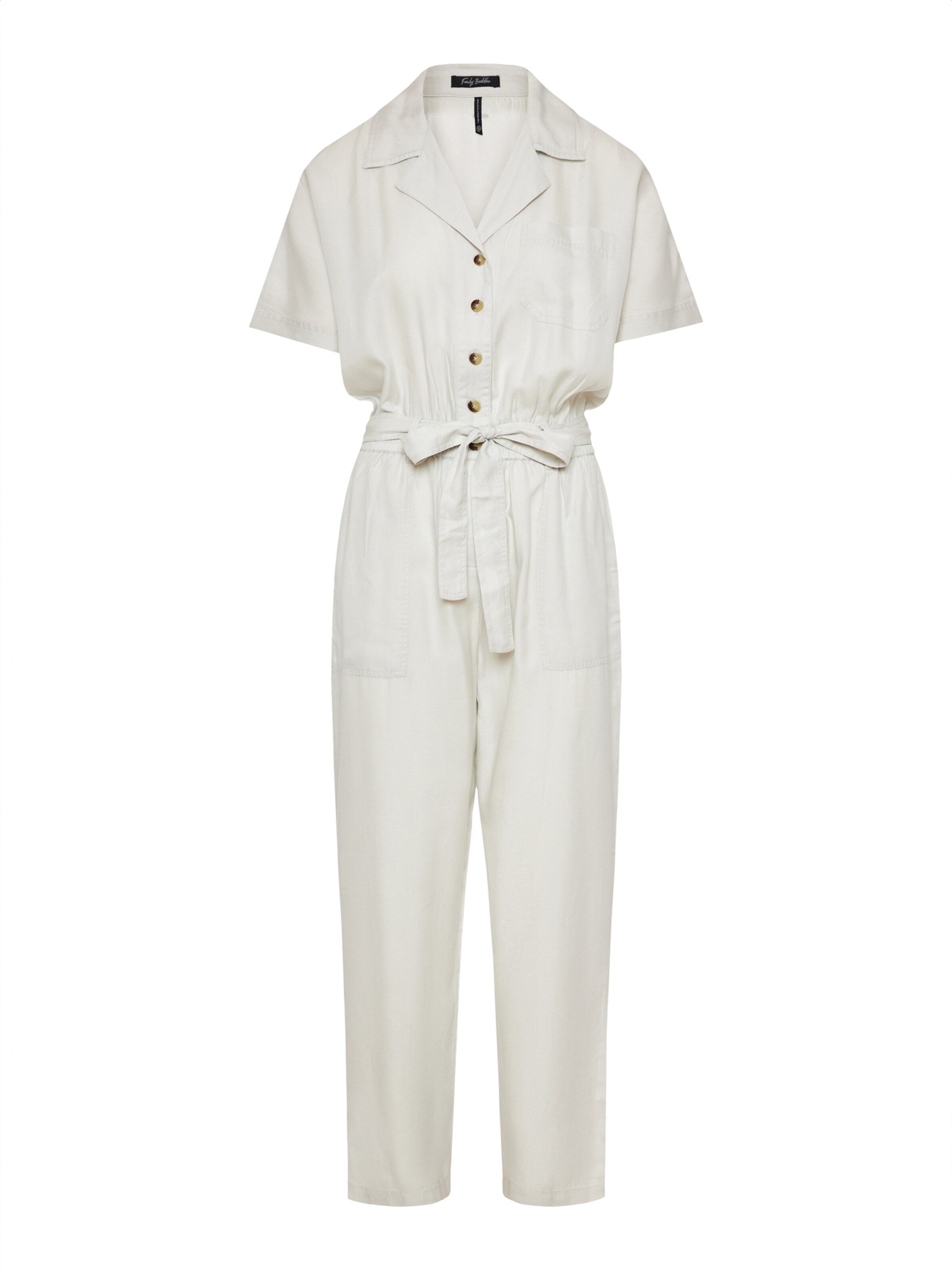 Funky Buddha Ολόσωμη φόρμα σε λευκό: μπροστά