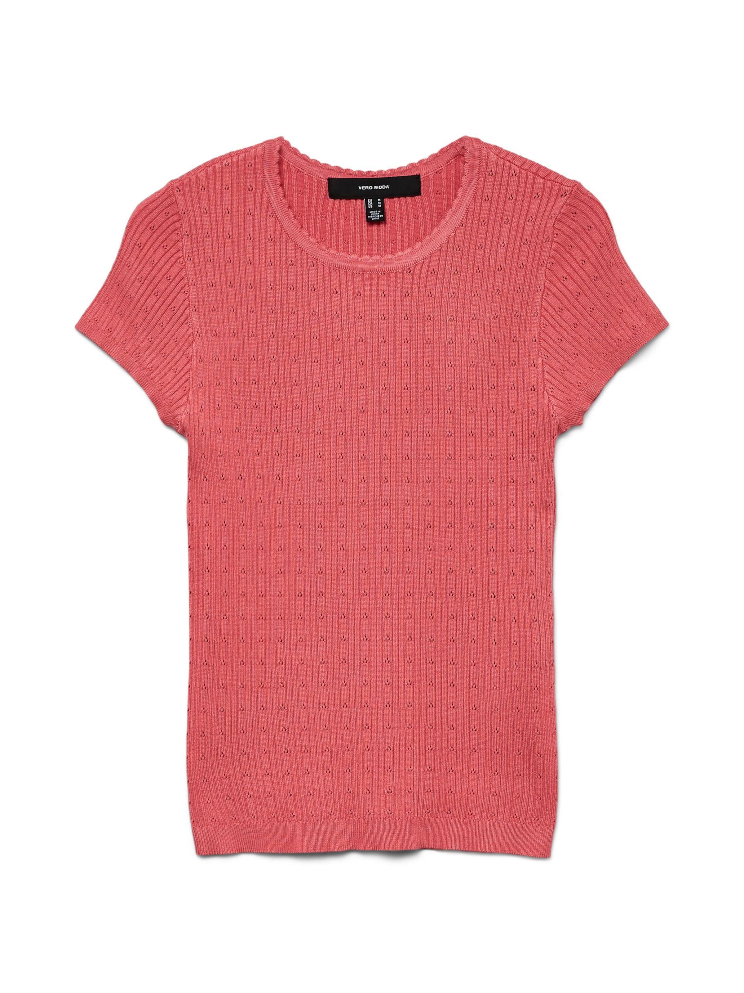 Pull-over 'VMSilje' VERO MODA en rose : devant