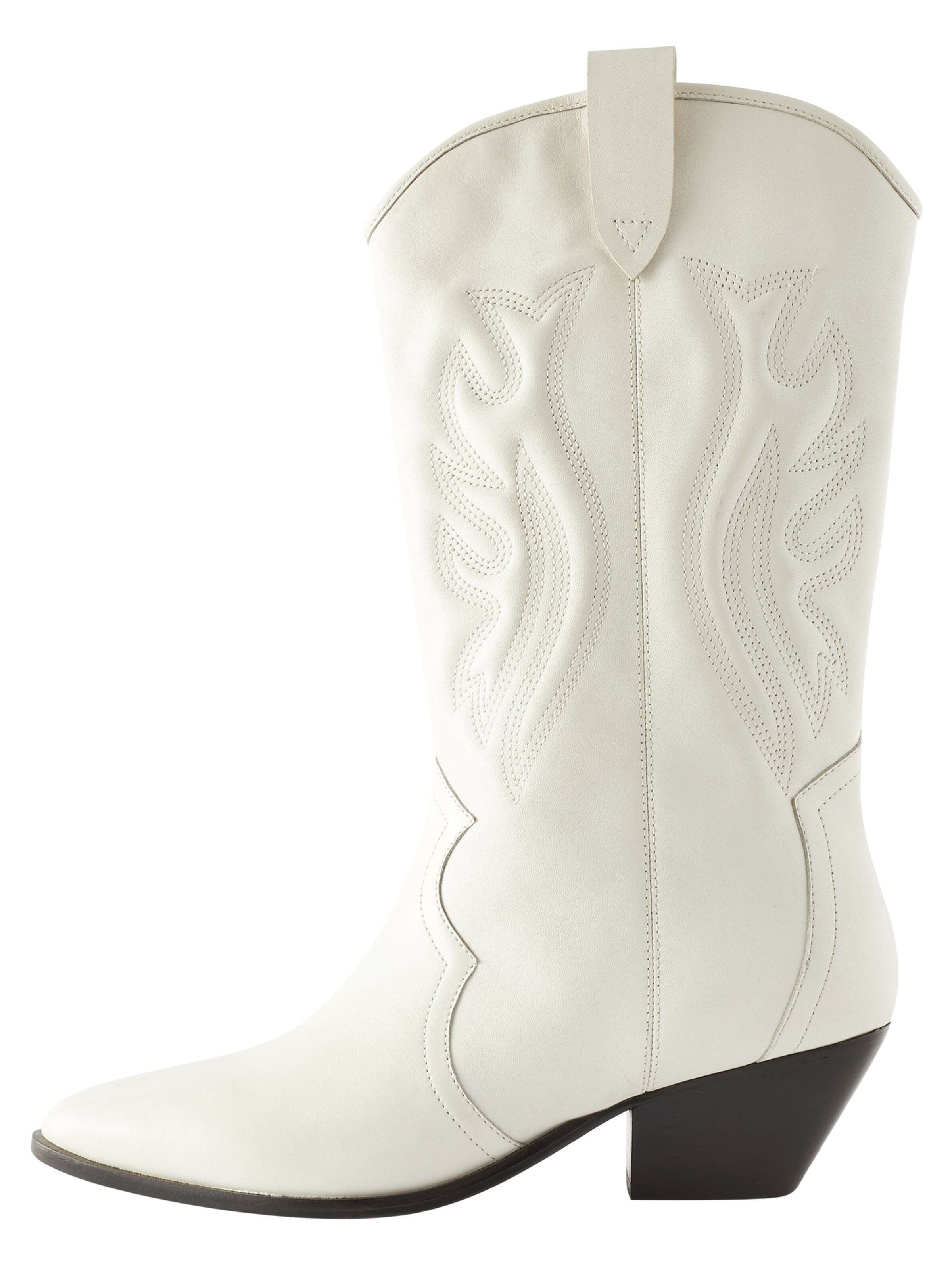Next Cowboy Boots Forever Comfort in White ABOUT YOU