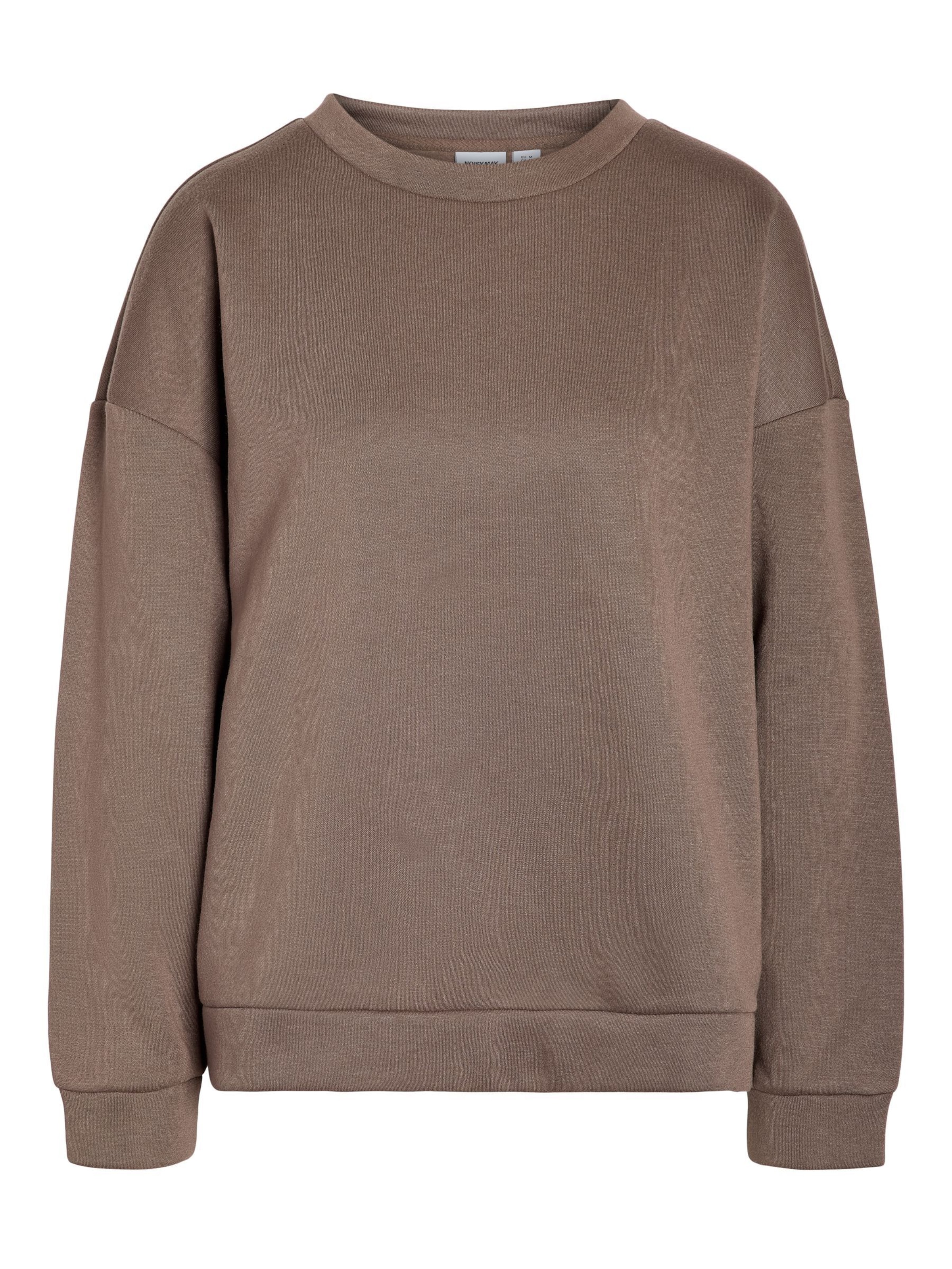Noisy may Sweatshirt 'BLOOM' in Bruin: voorkant
