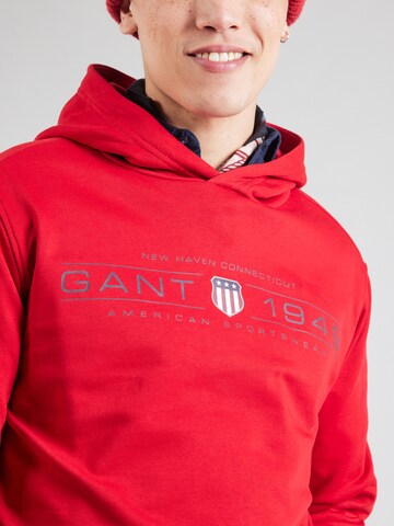 Felpa di GANT in rosso