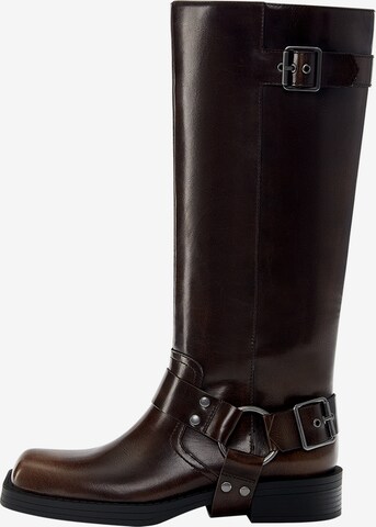 Pull&Bear Stiefel in Braun