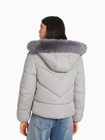 Bershka Jacke in Grau