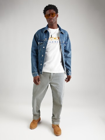 JACK & JONES Μπλουζάκι 'JORSEVEN' σε λευκό