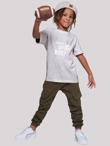 F4NT4STIC Shirt 'Looney Tunes Bugs Bunny What's Up Doc' in Grijs