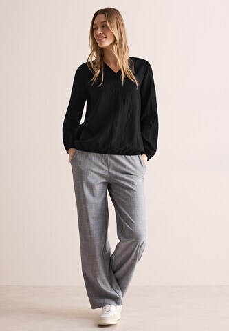CECIL Strukturtunika in Schwarz