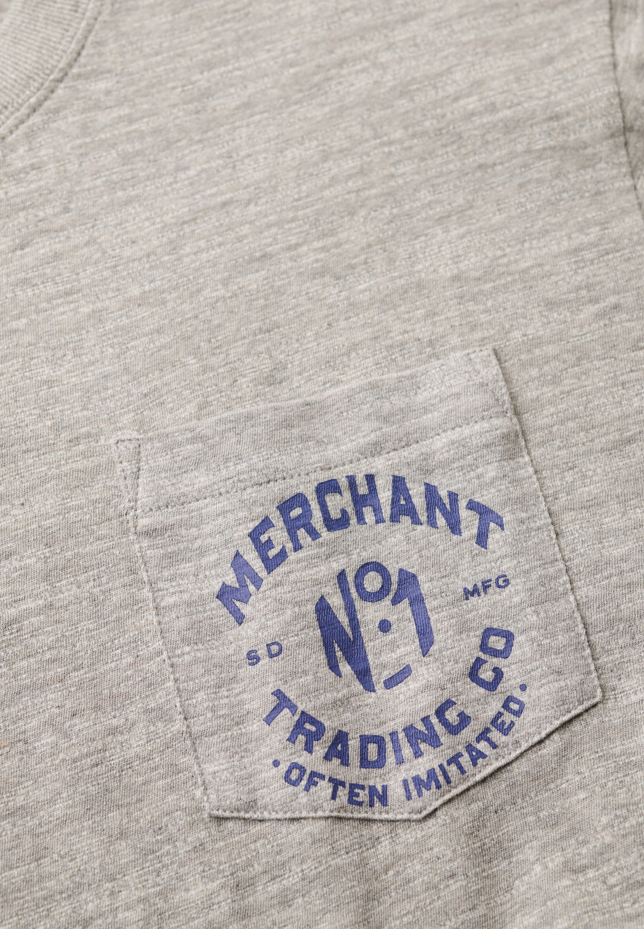 T-Shirt 'Merchant Store' Superdry & Co en gris
