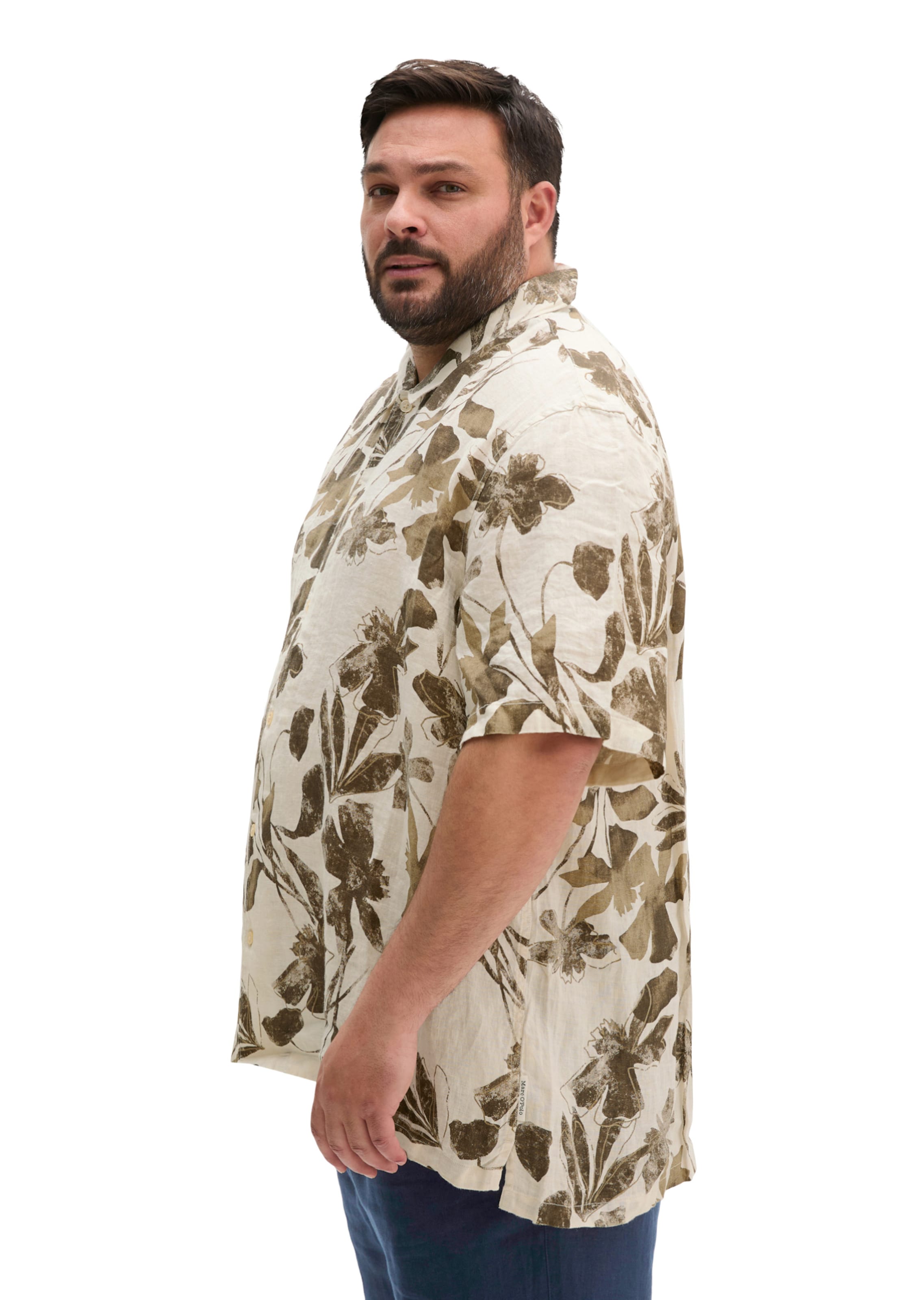 Marc O'Polo Regular Fit Hemd in Beige