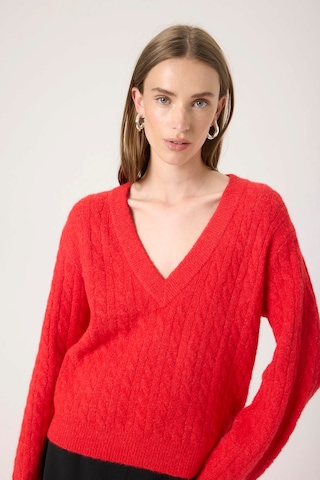 Pull-over 'SLVespera' SOAKED IN LUXURY en rouge
