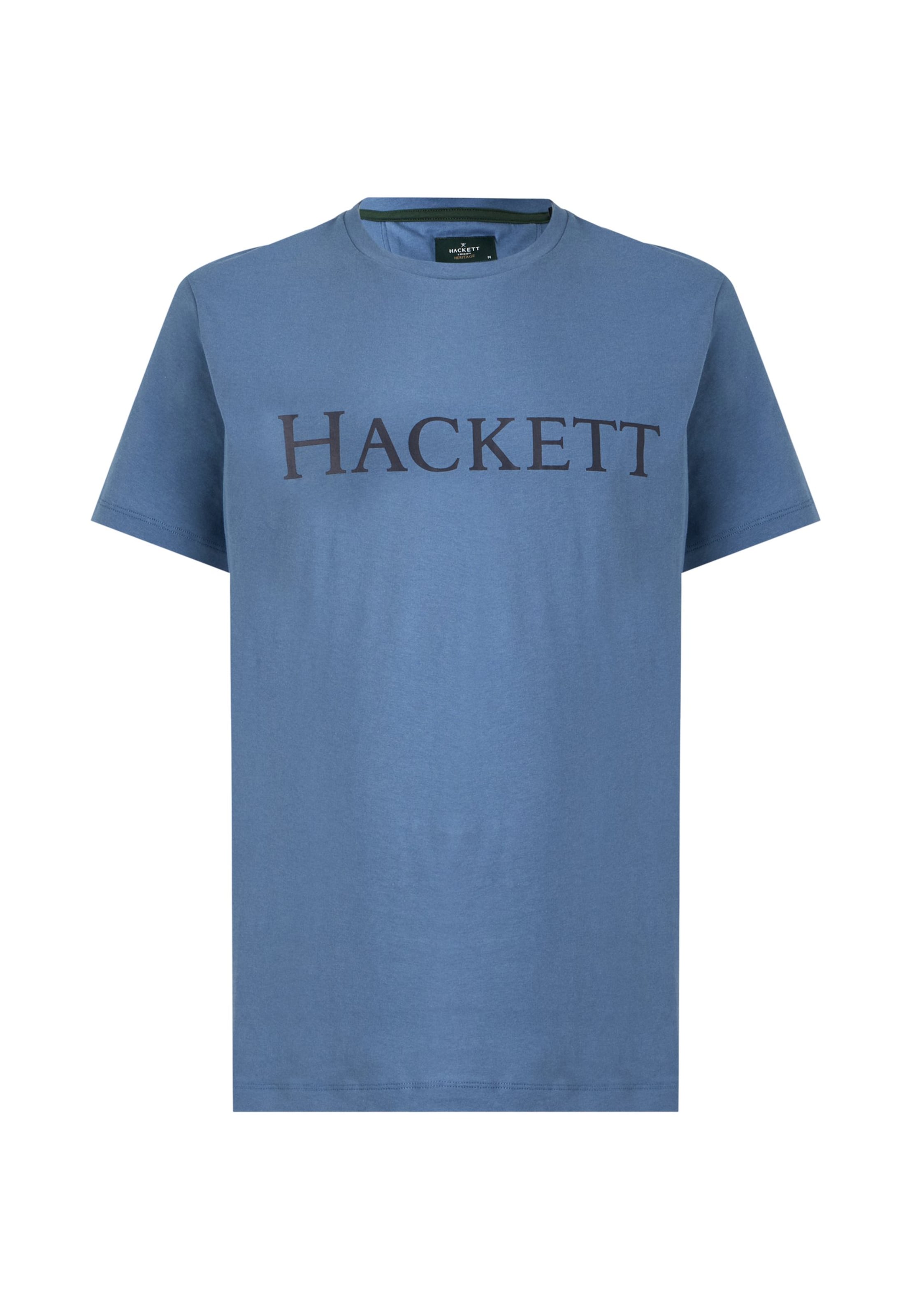 Hackett London - Camiseta 'HRTG' en azul: frente