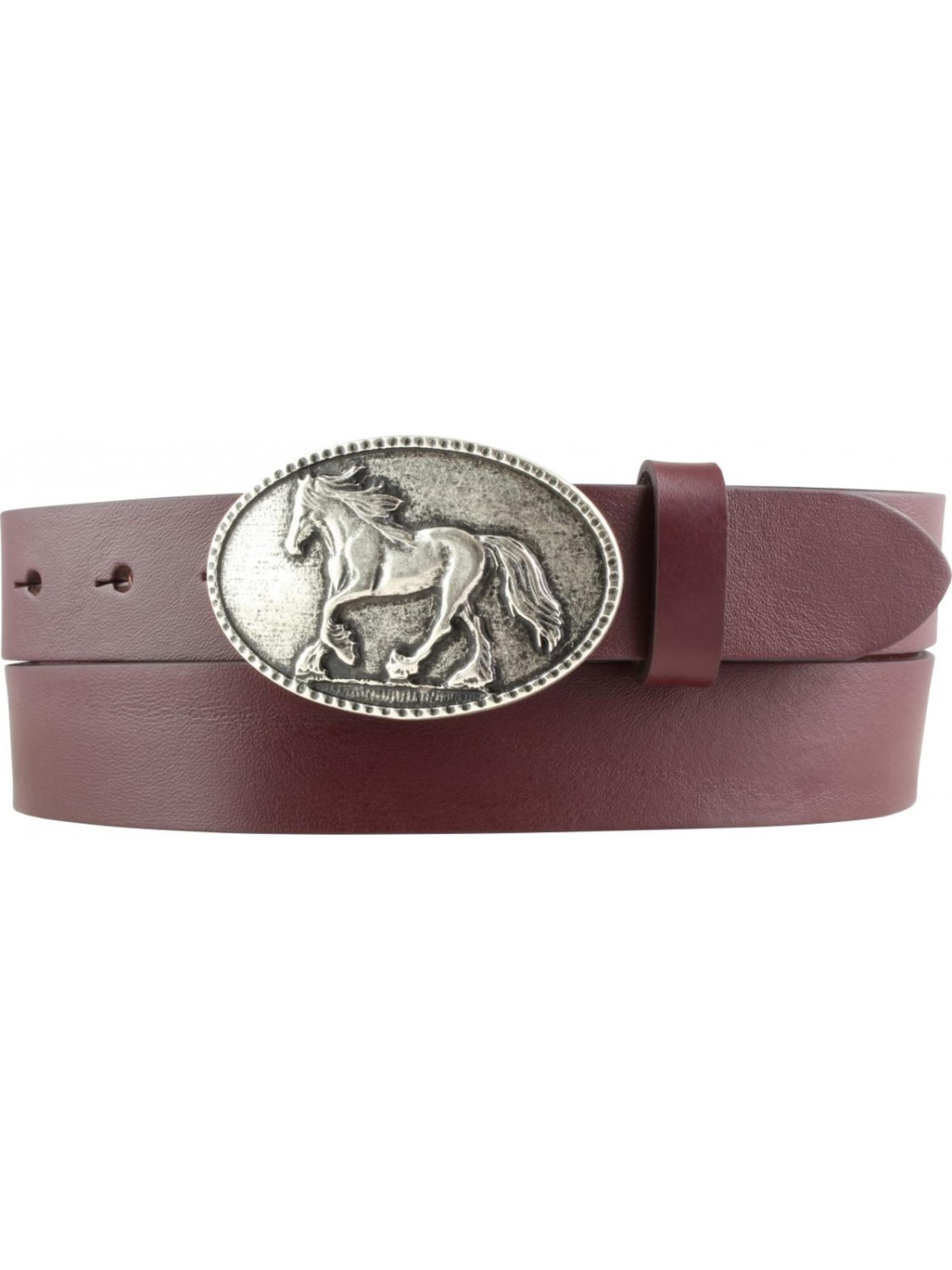 BELTINGER Belt 'Bolognao' in Red: front