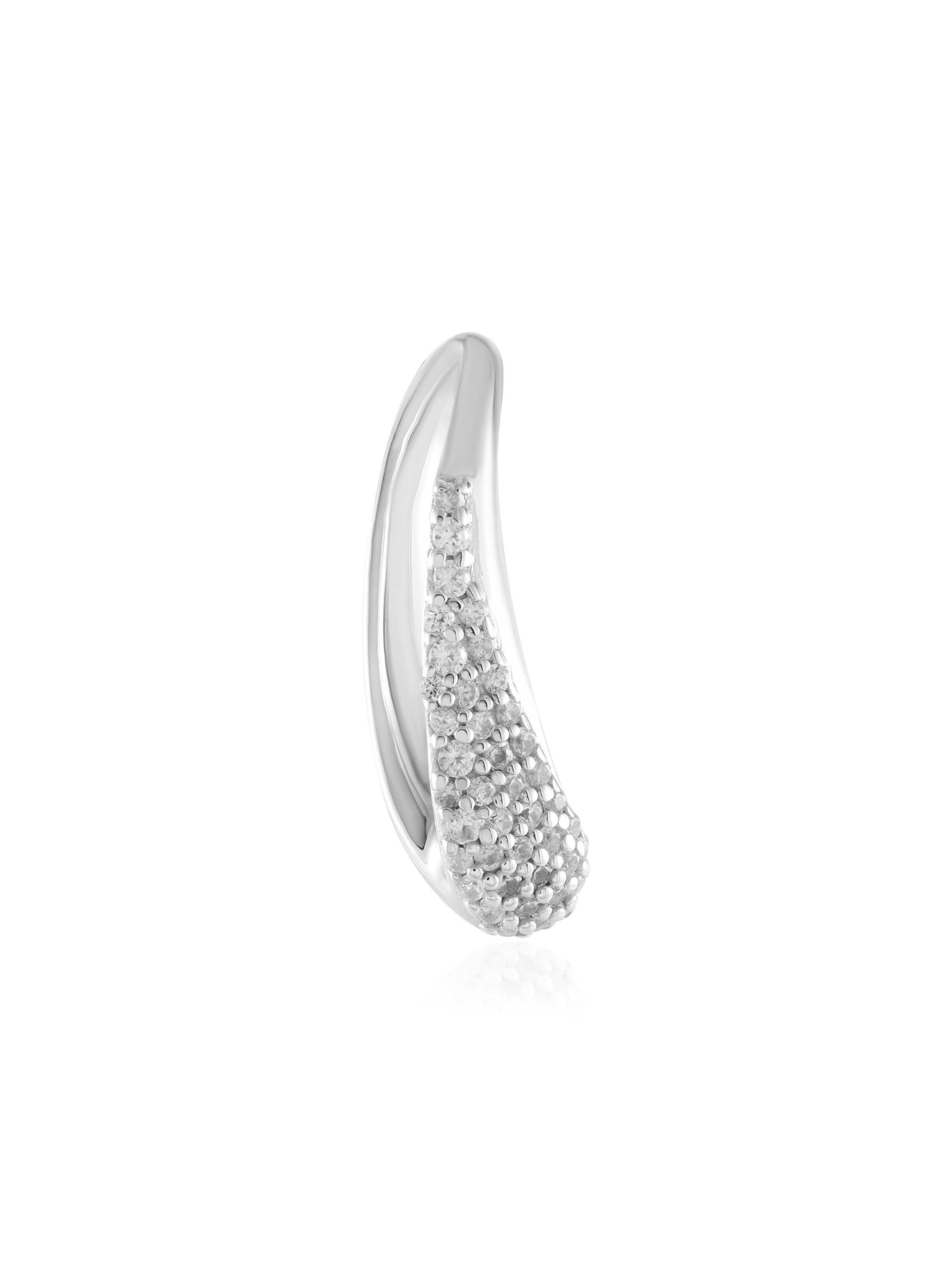 Cavill Pendant in Silver: front