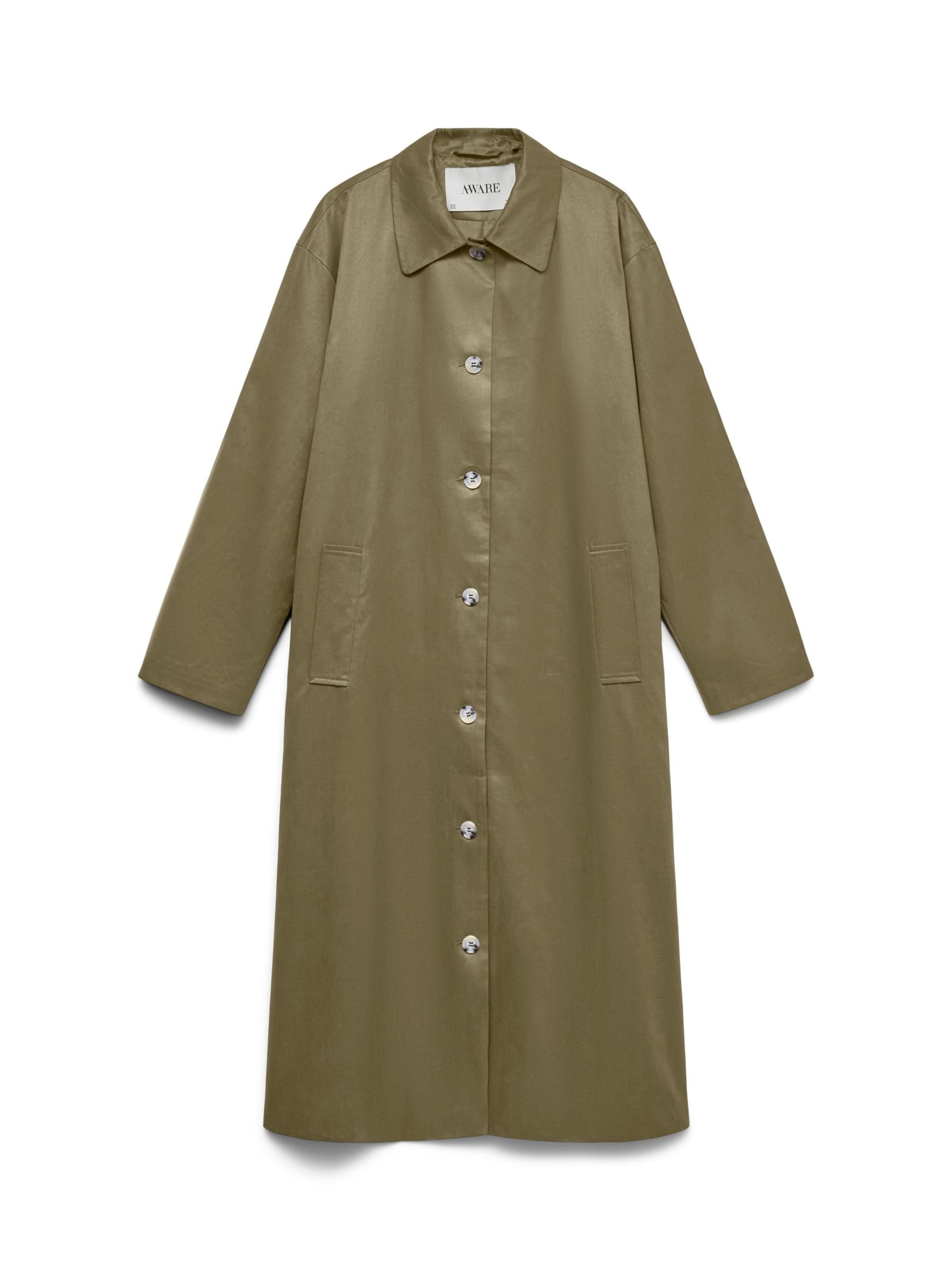 Cappotto di mezza stagione 'AWNAOMI' di VERO MODA in verde: frontale