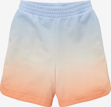 TOM TAILOR DENIM Wide Leg Shorts in Orange: predná strana