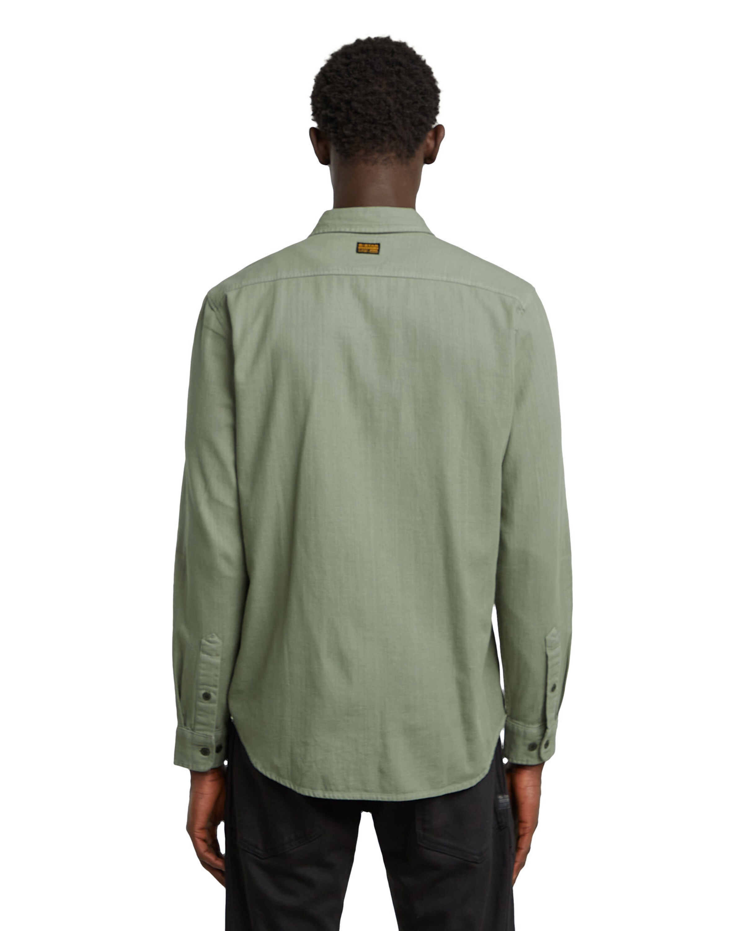 G-STAR Slim Fit Shirts 'Marine' in Grün