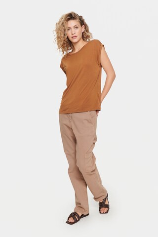 SAINT TROPEZ - Camiseta en marrón
