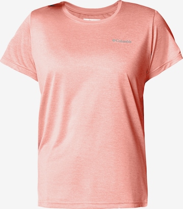 Maglia funzionale 'BlueVista Hill™' di Columbia Sportswear in rosa: frontale