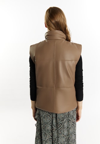 DreiMaster Vintage Bodywarmer 'Imane' in Bruin