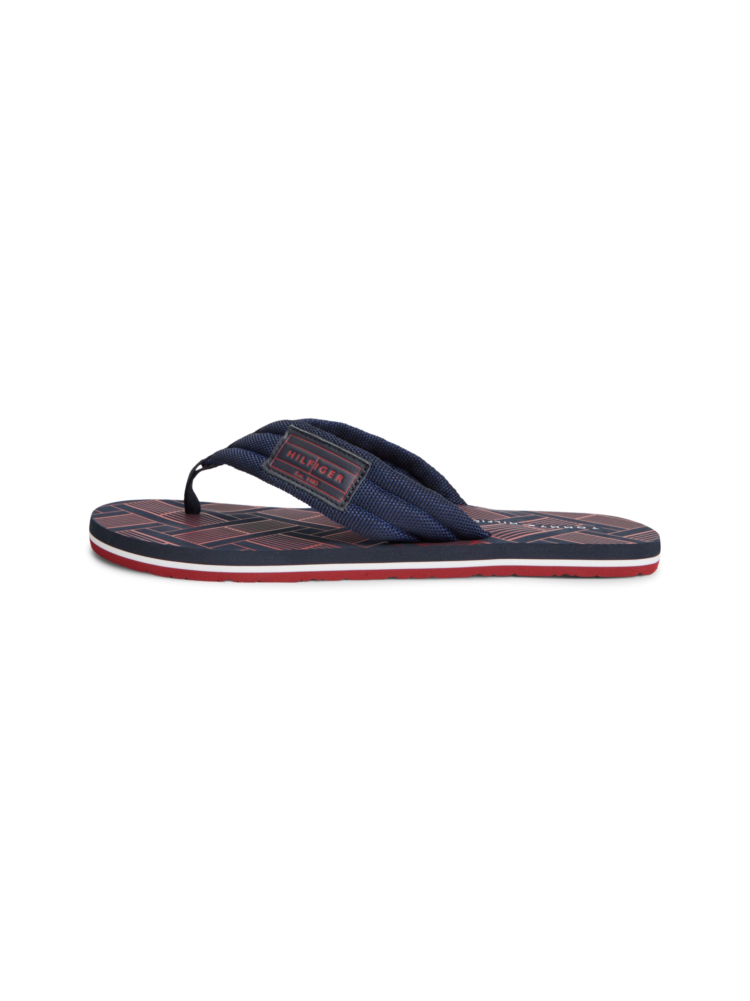 TOMMY HILFIGER T-bar sandals in Blue: front